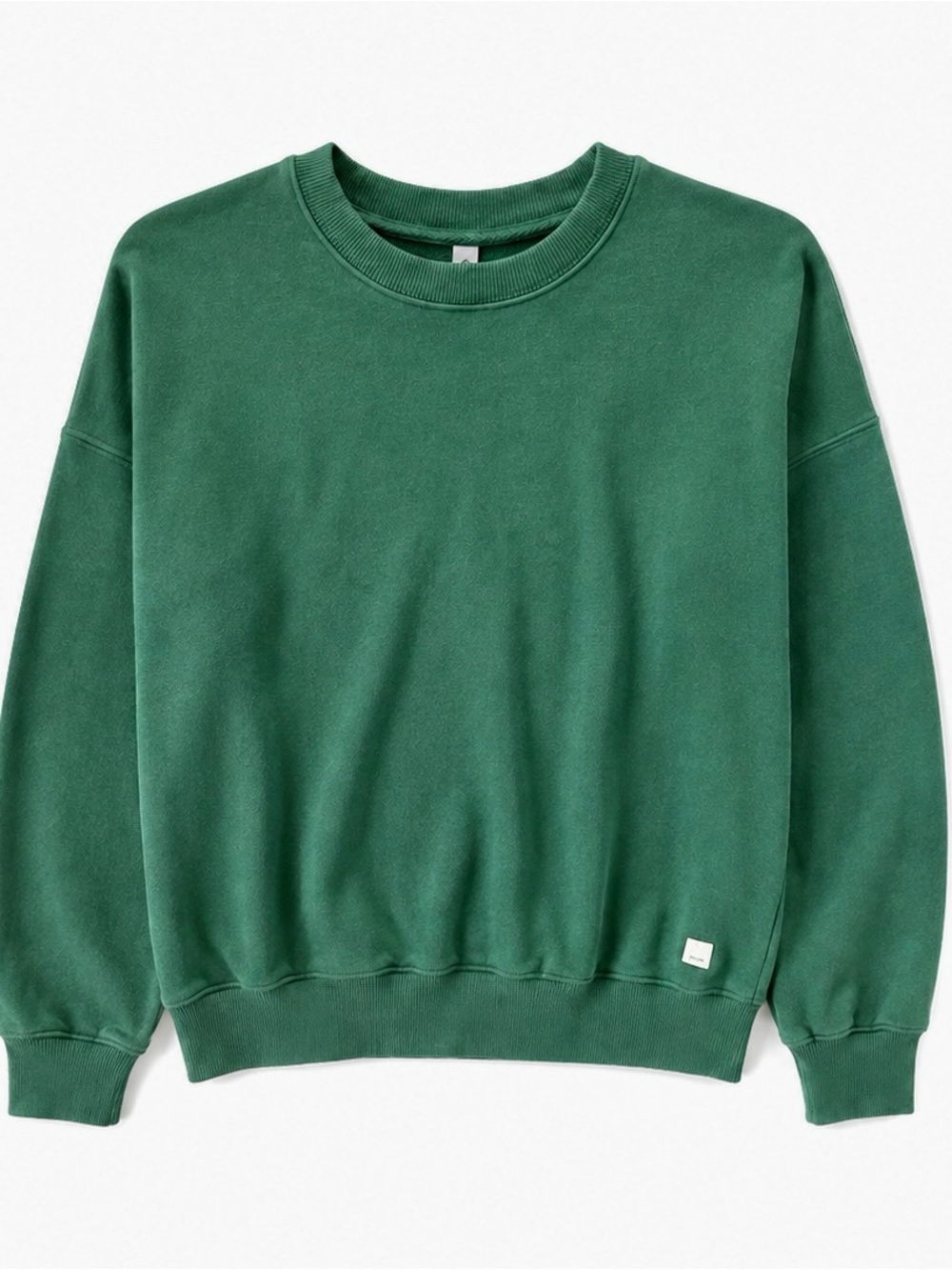 Vuori Women's Crewneck Sweatshirt in Forest Green